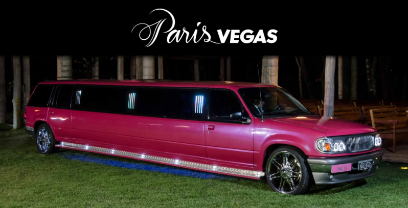 Aluguel de Limousine de Aniversário Rosa