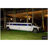 aluguel de limousine branca para despedida Caierias