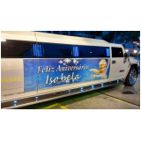 aluguel de limousine para festa infantil preço Vila Batista