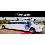 aluguel de limousines de luxo branca para boda de ouro Vila Anastácio