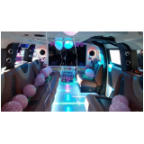 aluguel limousine para festa infantil com personagem valor Cidade Jardim