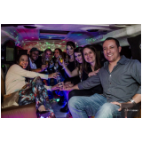 empresa de aluguel de limousine para despedida de solteira Caierias