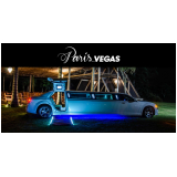 limousine de luxo branca para boda de ouro preço Cidade Tiradentes