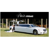 limousine de luxo branca para casamento Parada Inglesa